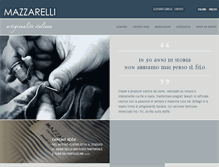 Tablet Screenshot of camiceriamazzarelli.com